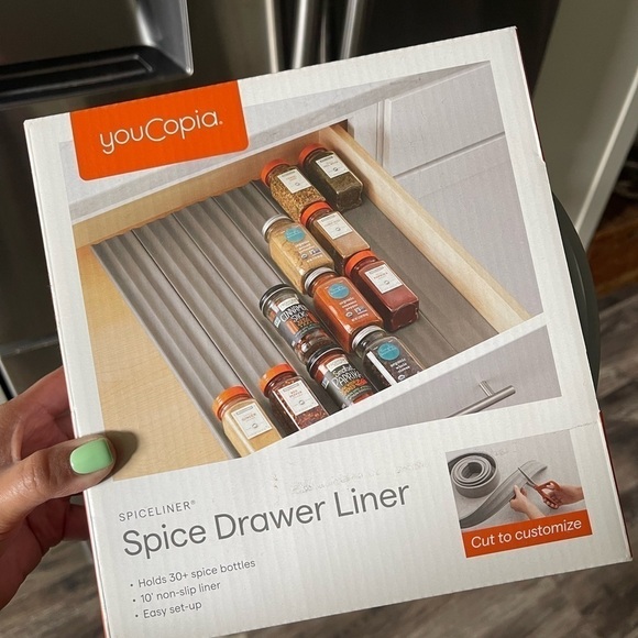 NWT youCopia SpiceLiner Spice Drawer Liner 10-ft Roll - Picture 1 of 5